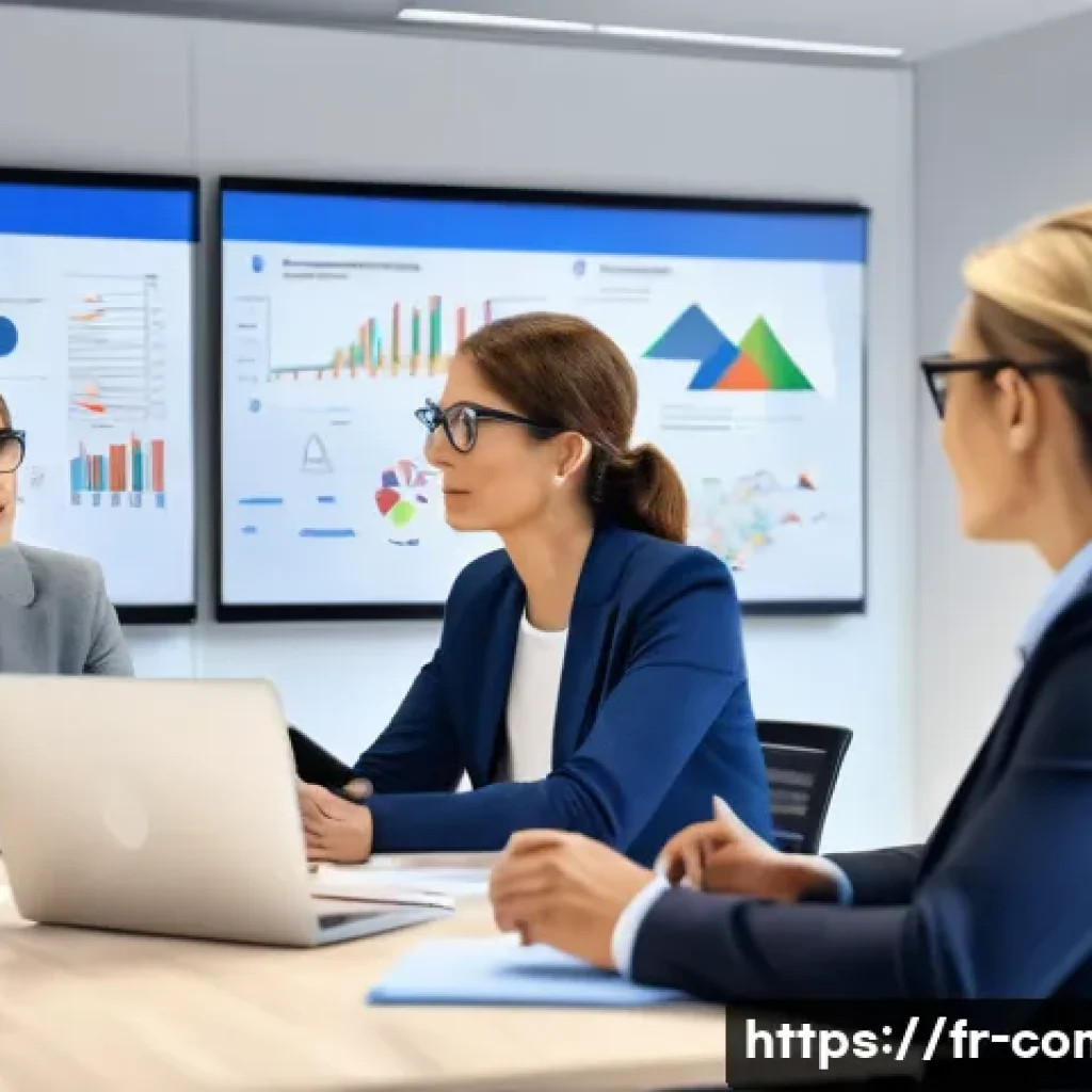 규제준수 분야 이직 준비사항 - A modern office environment showing a diverse team of professionals engaged in a compliance training...
